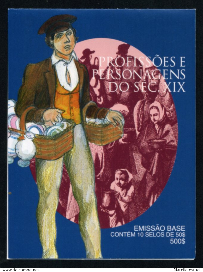 Portugal - 2218 1998 Carnet 10 Sellos Del Nº 2218 Personajes Y Profesiones Del - Autres & Non Classés