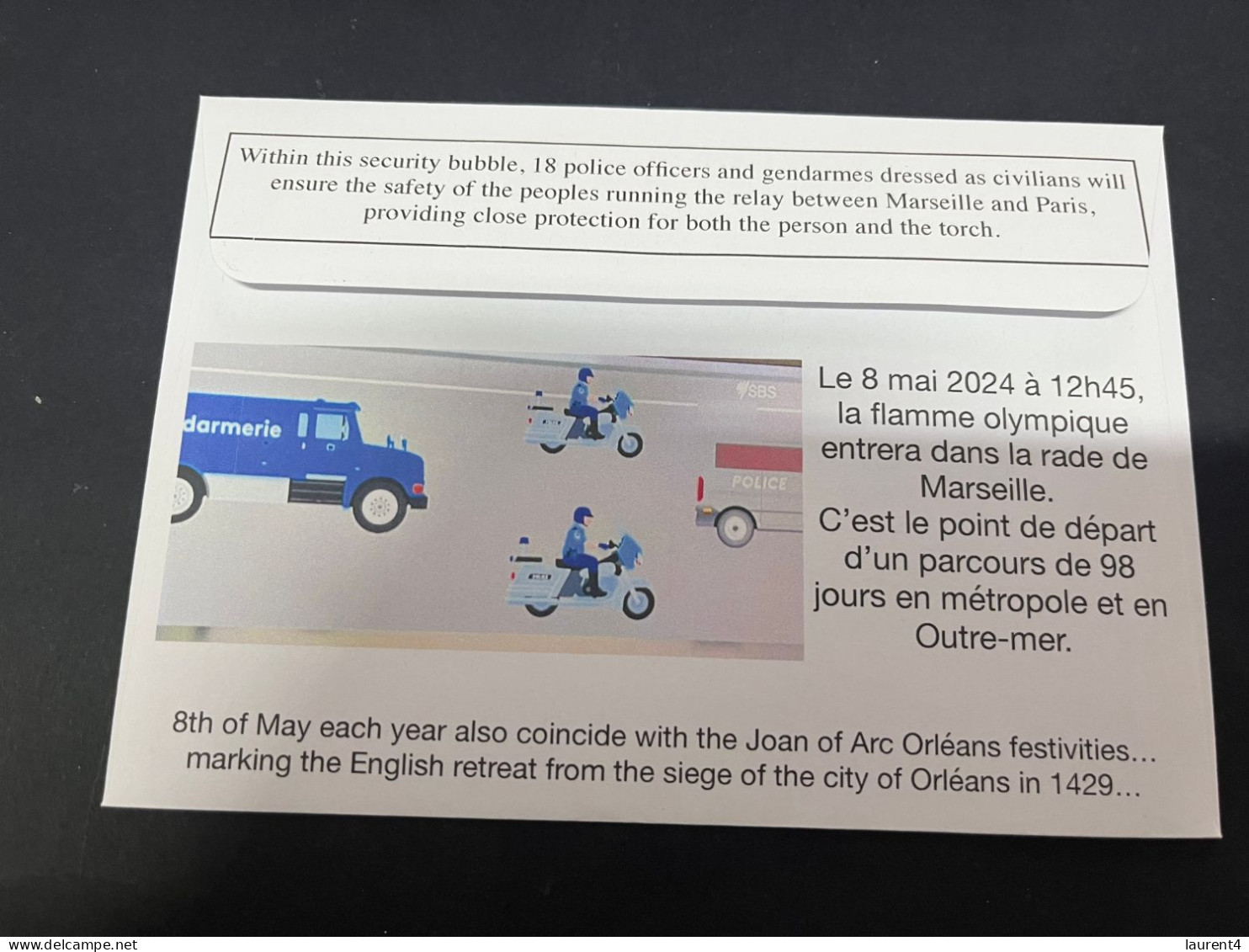 5-3-2024 (2 Y 12) Paris Olympic Games 2024 - Olympic Flame Route Security Measures From 8 May 2024 - Summer 2024: Paris