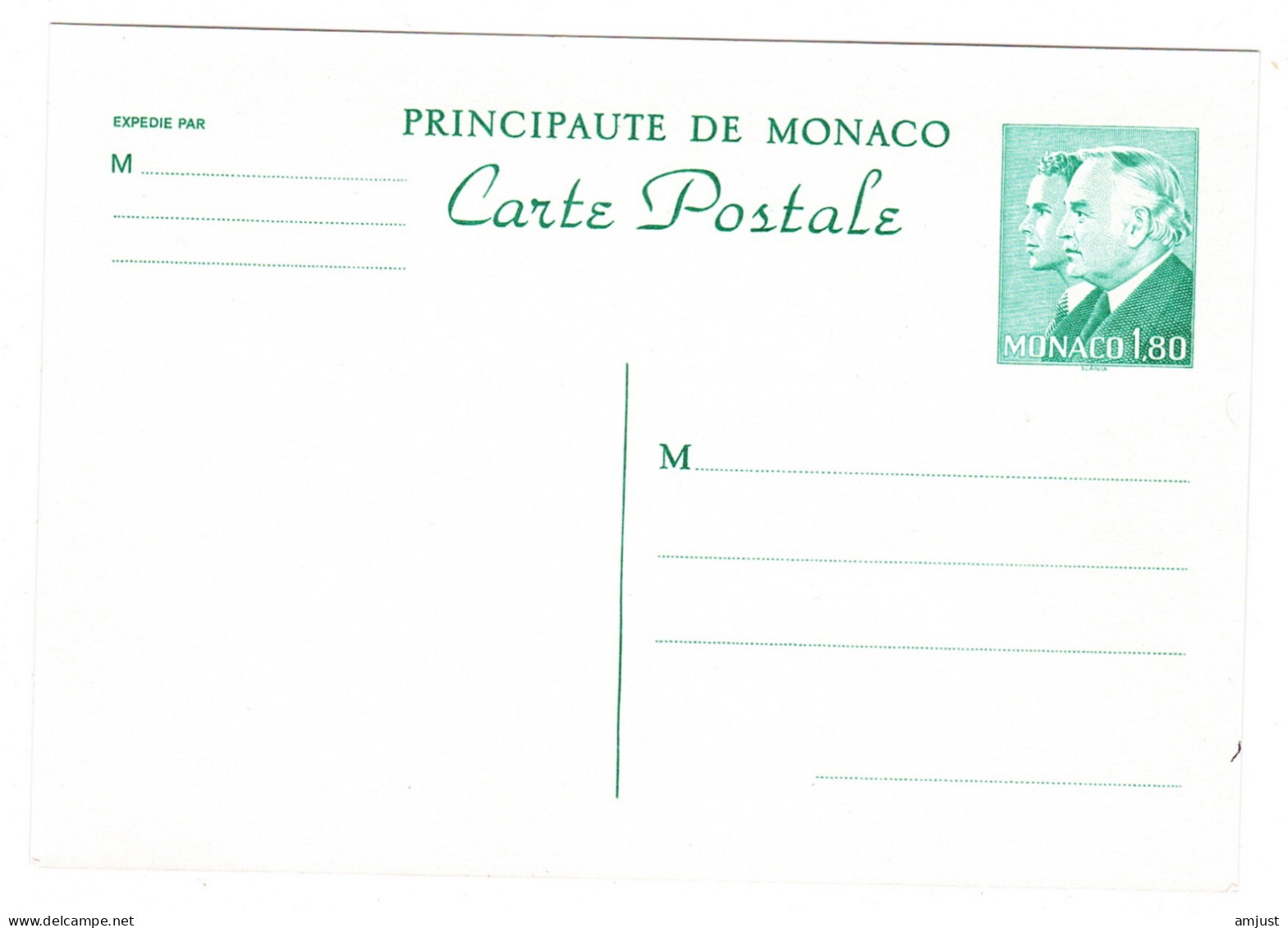 Monaco // Entier Postaux // Carte Postale No. 38  (1982) - Ganzsachen