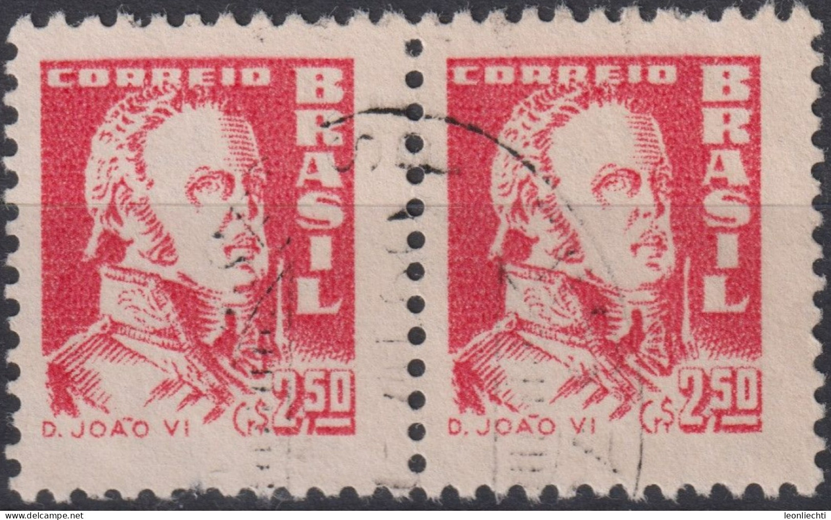 1959 Brasilien ° Mi:BR 956, Sn:BR 890, Yt:BR 677, King Joao VI Of Portugal (1767-1826, Reg. 1816-1822) - Used Stamps