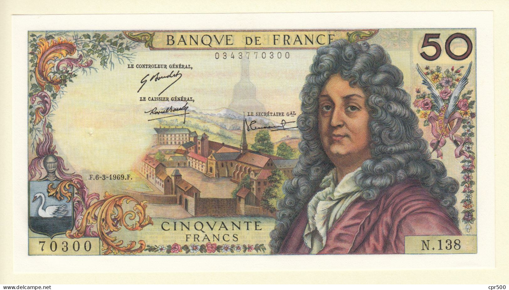 50 Francs RACINE FRANCE Type 1962 F.64.13 SPL - 50 F 1962-1976 ''Racine''