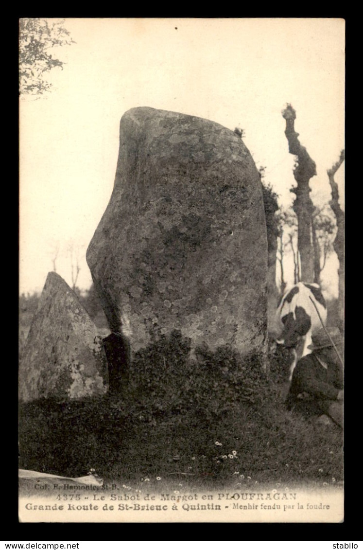 22 - PLOUFRAGAN - MENHIR LE SABOT DE MARGOT - Ploufragan