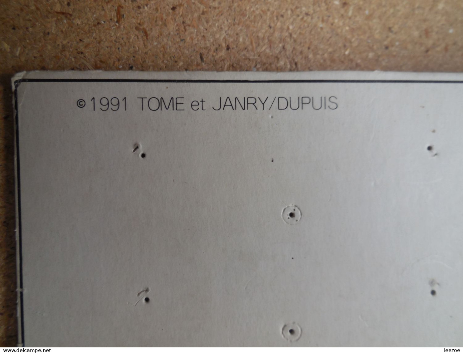 Objets Dérivés BD Spirou PLV Pour Pin's TOME ET JANRY/  DUPUIS 1991..RARE ...N5 - Pins