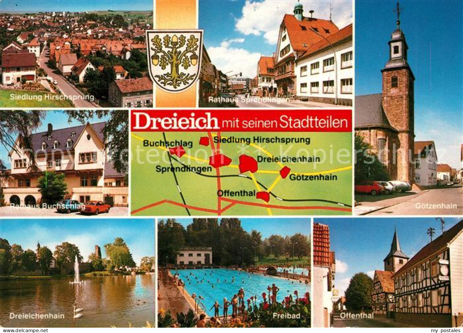 73168330 Dreieich Siedlung Hirschsprung Rathaus Sprendlingen Dreieichenhain Frei - Dreieich