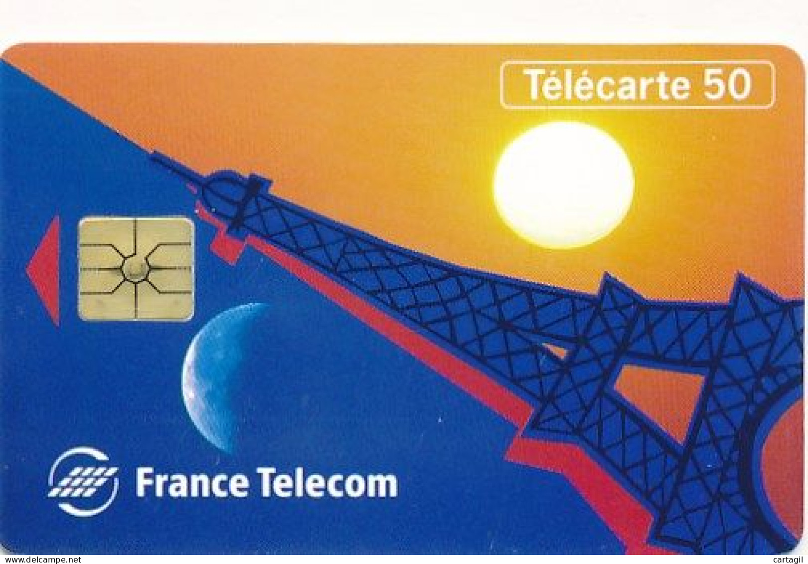 Télécarte France (10/94)  Telephonnez Chez Vous Depuis La Rour Eiffel (visuel, Puce, état, Unités, Etc Voir Scan) + Port - Unclassified