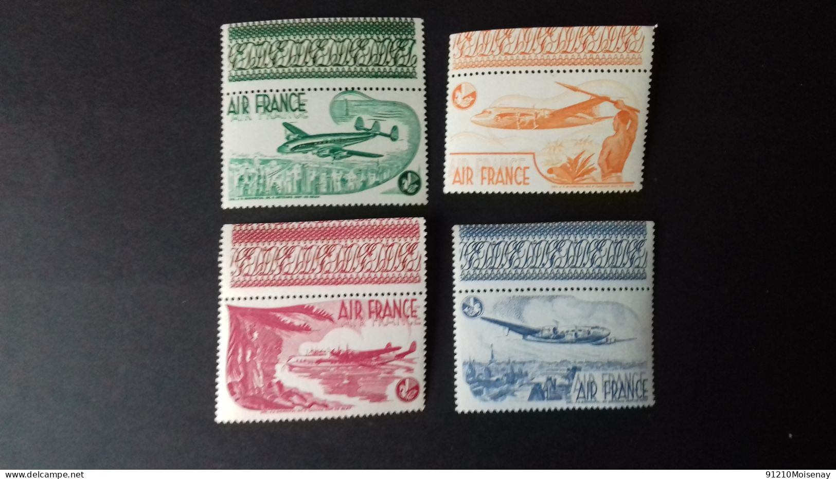 FRANCE  VIGNETTE AIR FRANCE **  LOT - Aviation