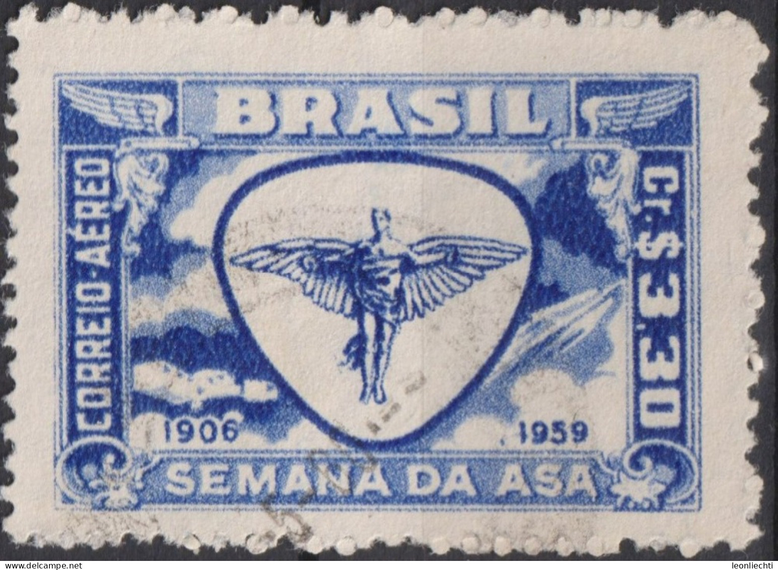 1959 Brasilien AEREO ° Mi:BR 964, Sn:BR C90, Yt:BR PA78, 25ª Wings Week - Luftpost