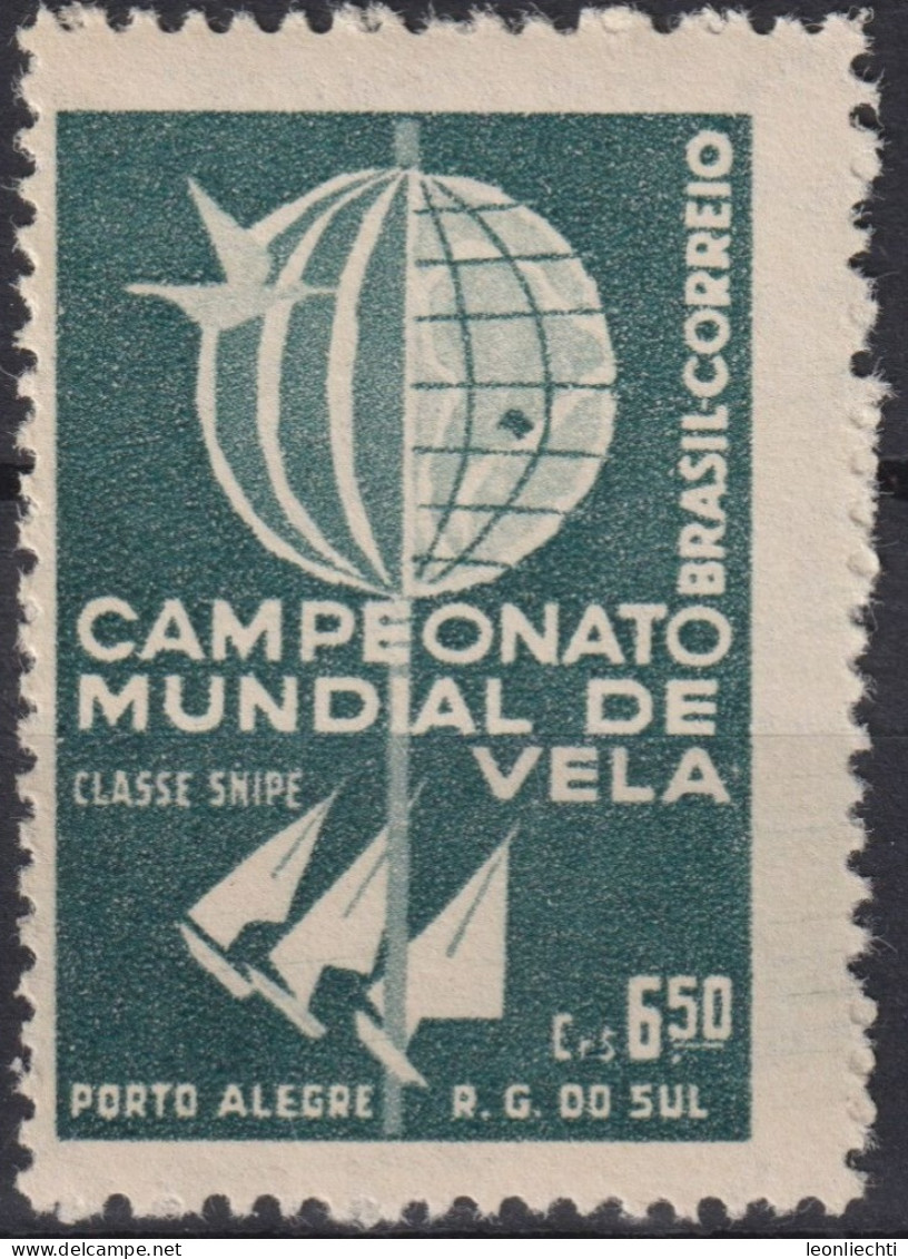 1959 Brasilien ** Mi:BR 965, Sn:BR 898, Yt:BR 684, World Sailing Championships, Porto Alegre - Sailing