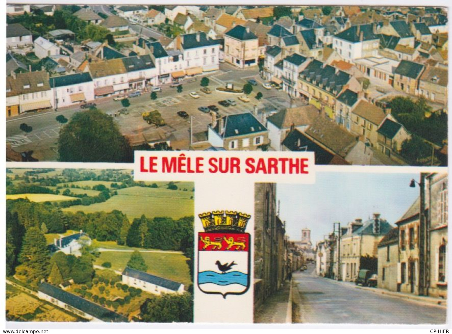 61 - LE MELE SUR SARTHE  - VUE GENERALE AERIENNE - LE MESNIL - LA RUE - Le Mêle-sur-Sarthe