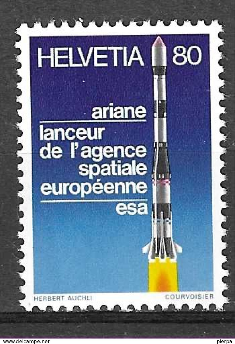 SVIZZERA - 1979 - SPAZIO - ARIANE - NUOVO MNH** (YVERT 1095 -MICHEL 1164) - Unused Stamps