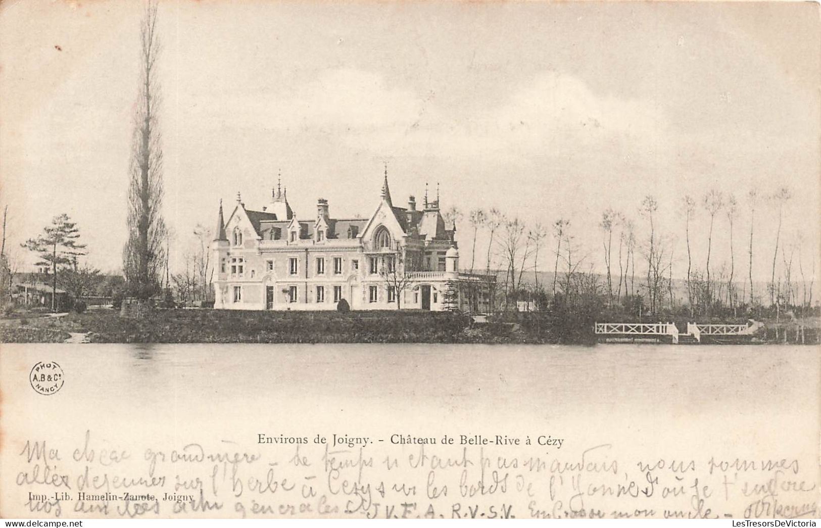 FRANCE - Environs De Joigny - Château De Belle-Rive à Cézy - Carte Postale Ancienne - Joigny