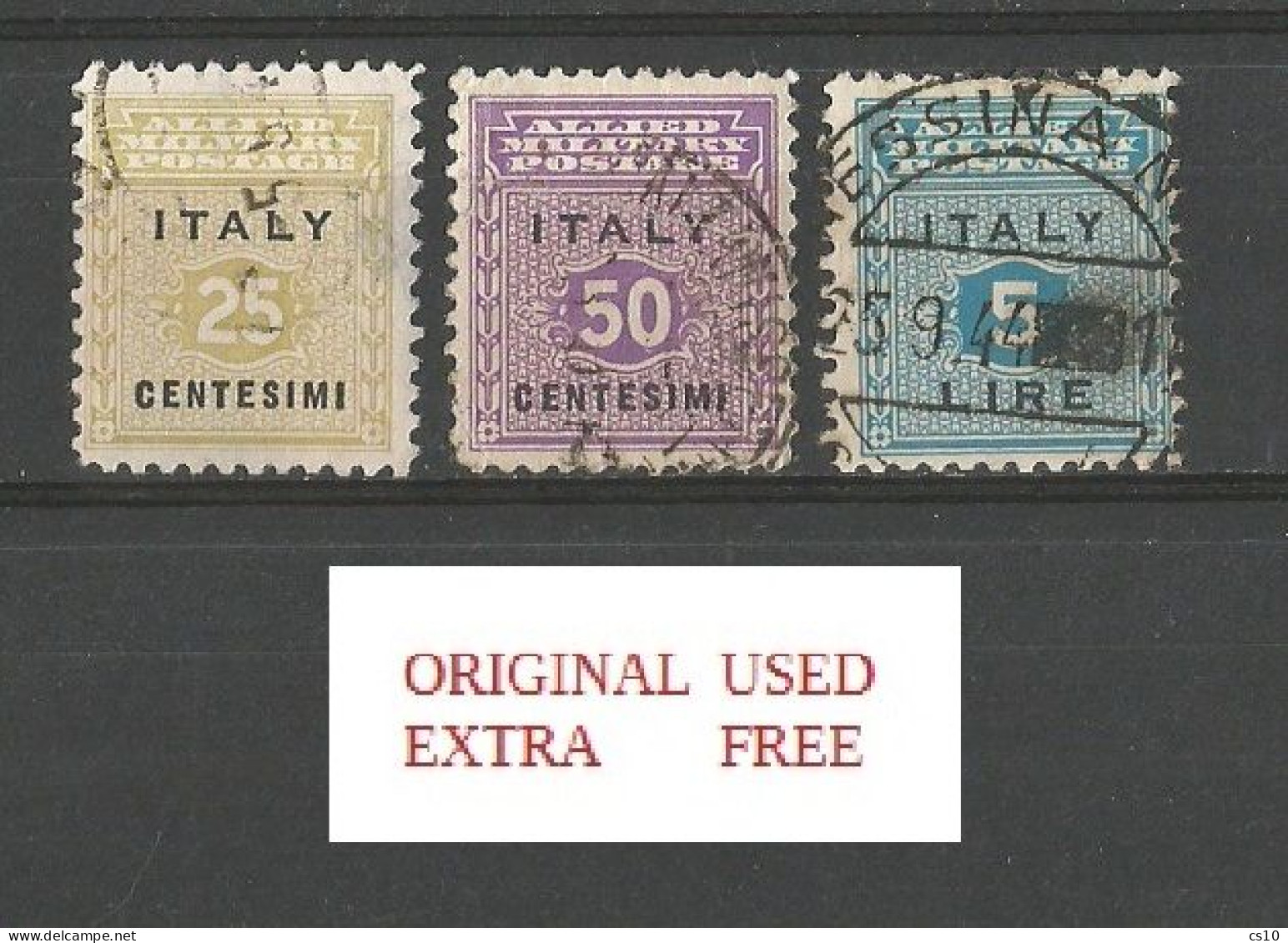 US Occupation Italy Sicily Occ.Anglo-americana Sicilia #1/9 Cpl 9v Set Vertical Pairs Coppie AdF/BdF + EXTRA - Sonstige & Ohne Zuordnung