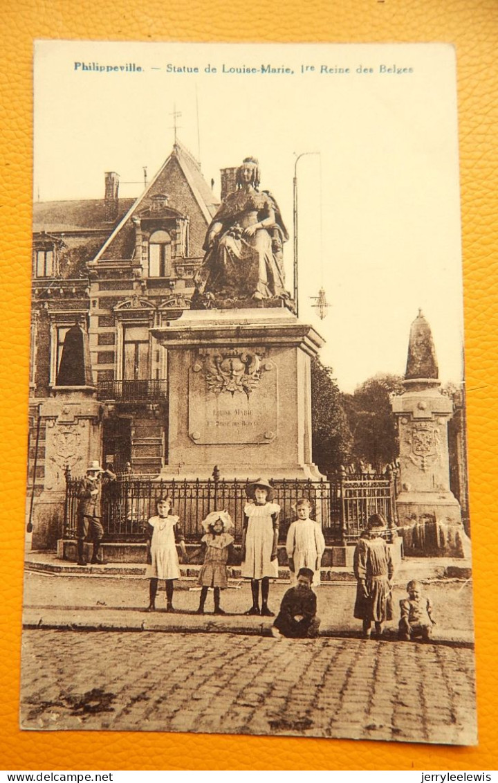 PHILIPPEVILLE  -  Statue De Louise-Marie, Première  Reine Des Belges - Philippeville