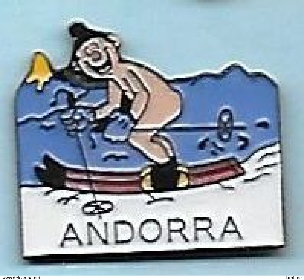 @@ Ski Skieur Nu Andorra Principauté Andorre @@sp562a - Winter Sports