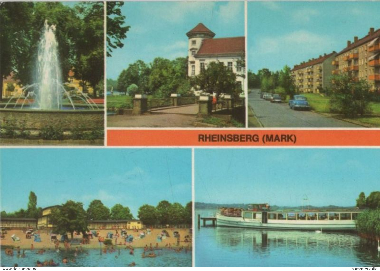 74217 - Rheinsberg - U.a. Anlegestelle Der Weissen Flotte - 1983 - Rheinsberg