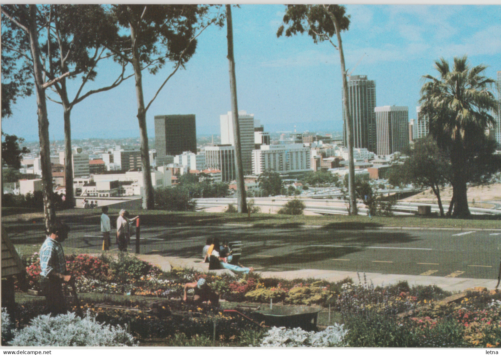 WESTERN AUSTRALIA WA Kings Park View To PERTH 18c Prepaid Australia Post Postcard 1976 - Perth