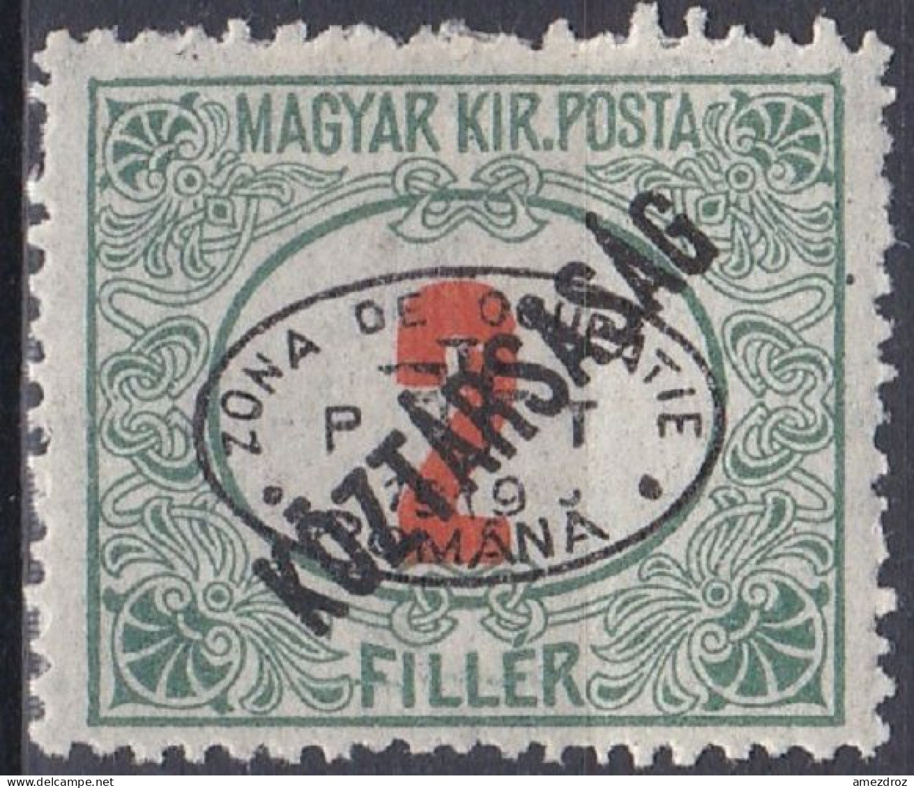 Hongrie Debrecen Taxe 1919 Mi 11 *  (A8) - Debreczin