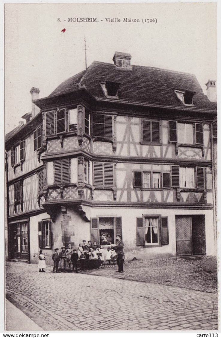 67 - T20595CPA - MOLSHEIM - Vieille Maison - Tambour De Ville - Garde Champetre - Parfait état - BAS-RHIN - Molsheim