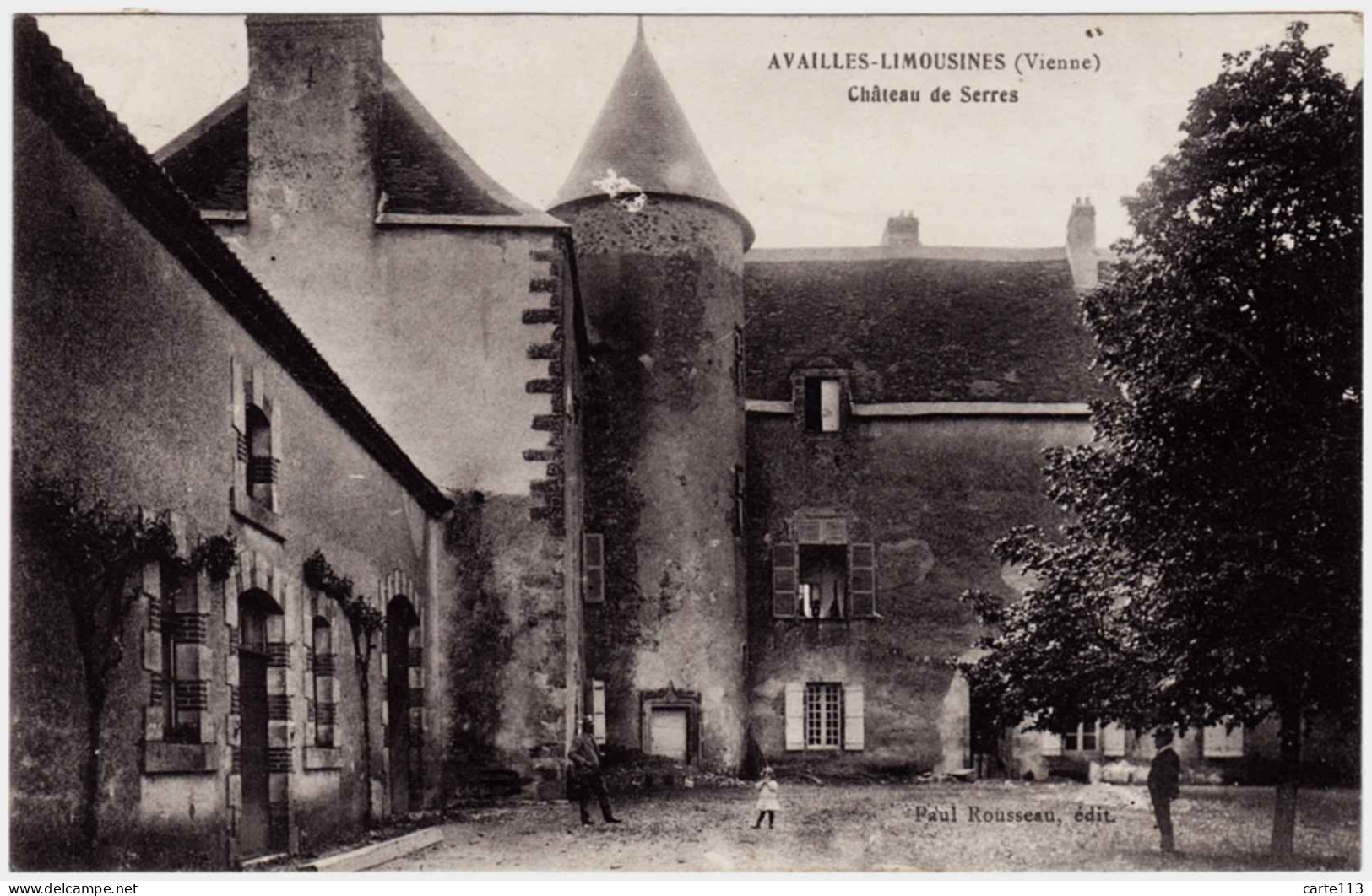 86 - B24176CPA - AVAILLES LIMOUSINES - Château De Serres - Parfait état - VIENNE - Availles Limouzine