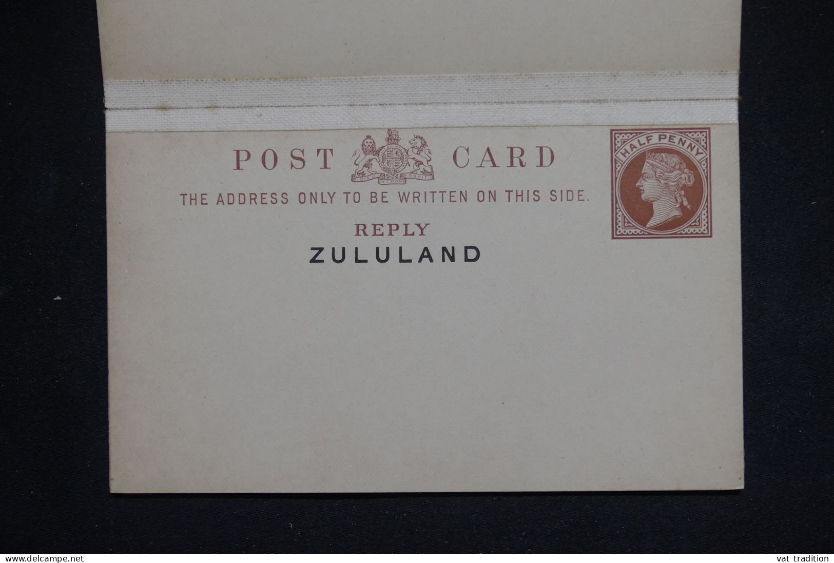 ZULULAND  - Entier Postal Type Victoria Avec Réponse  Non Circulé- L 150234 - Zululand (1888-1902)