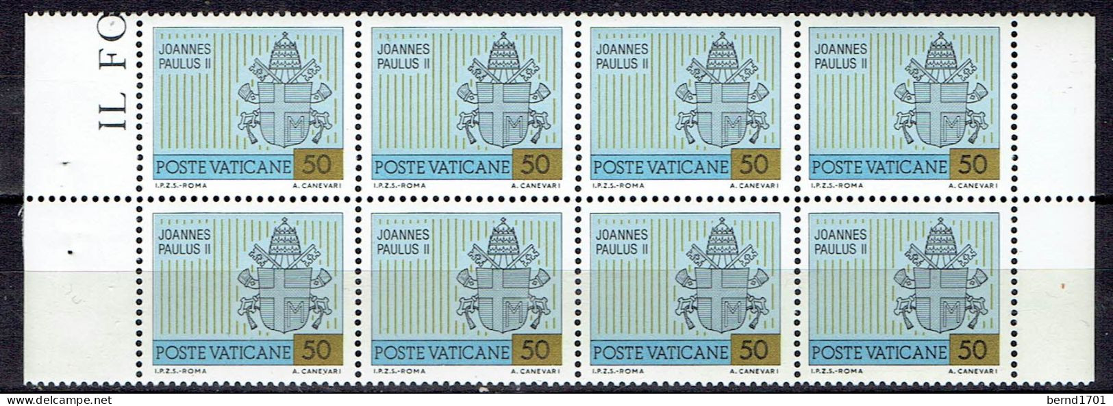 Vatican - MH 1 (Mi-Nr 792/793 + 796/797) Ungebraucht / MNH ** (B1002) - Carnets