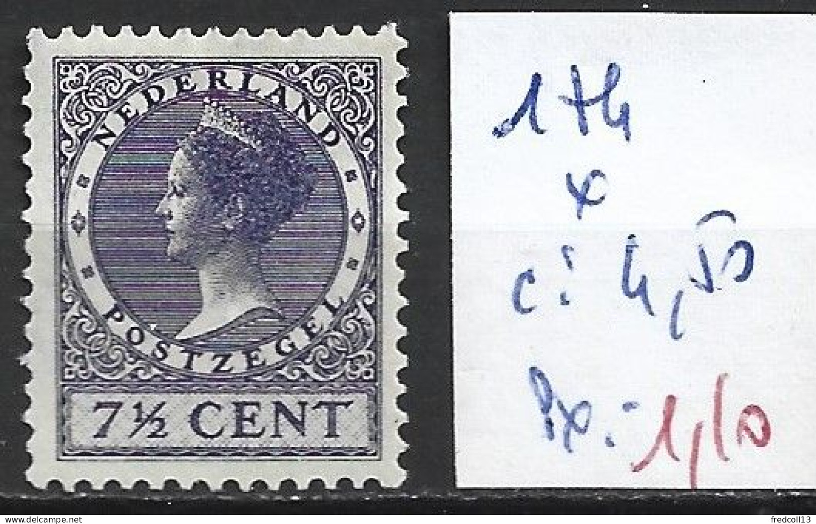 PAYS-BAS 174 * Côte 4.50 € - Unused Stamps