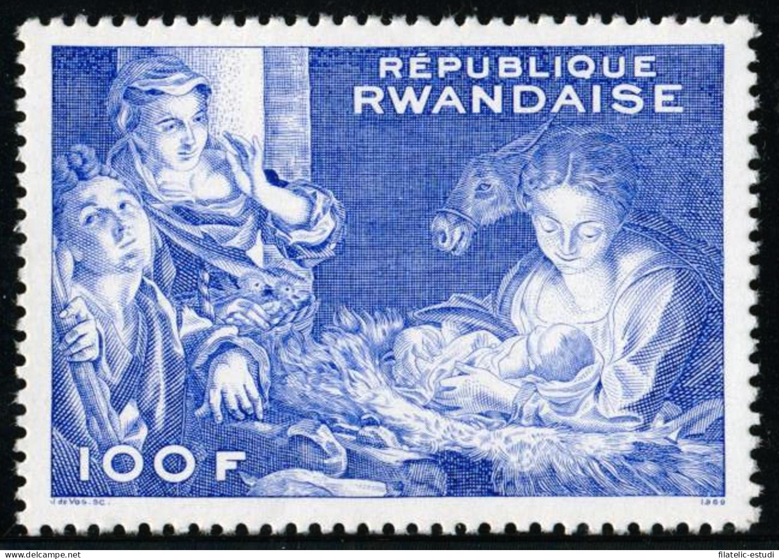 MI2 Ruanda Rwanda Nº SH 20  1969  MNH - Sonstige & Ohne Zuordnung