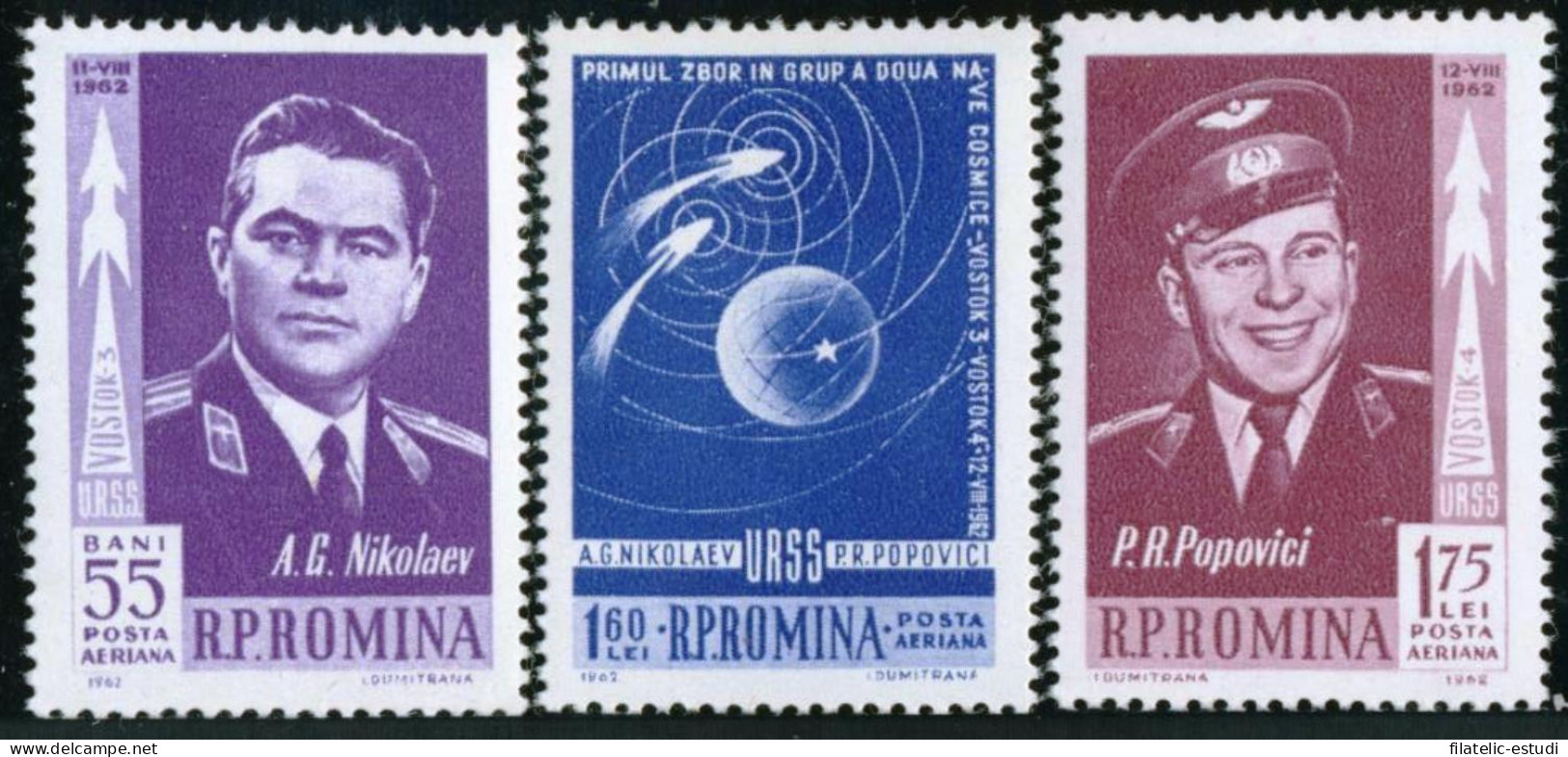 AST Rumanía Romania A 157/59  1962   MNH - Other & Unclassified