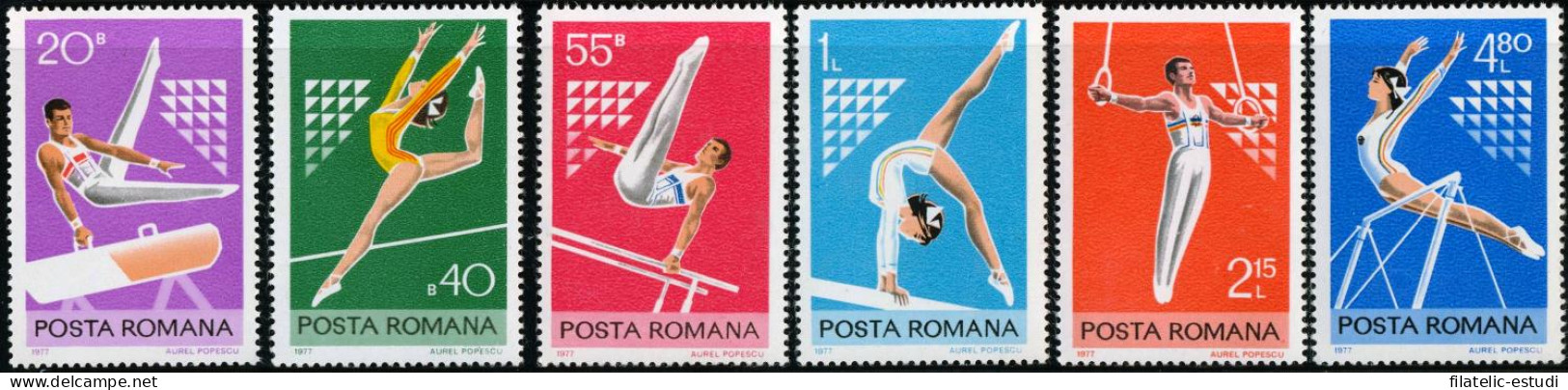 DEP5  Rumanía  Romania  Nº 3065/70  1977   MNH - Autres & Non Classés