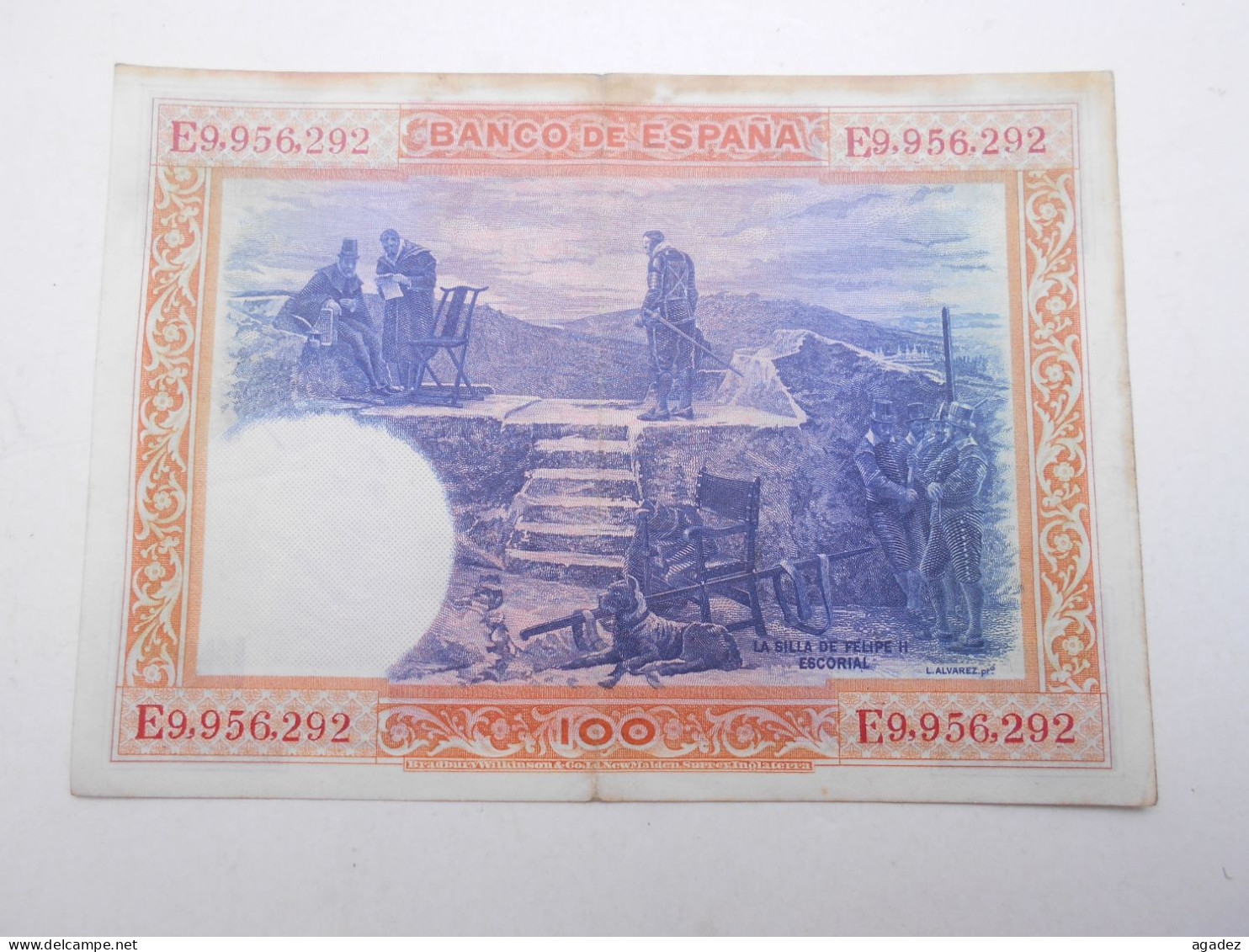 Ancien Billet De Banque  Espagne Espana 100 Pesetas 1925 - 50 Peseten