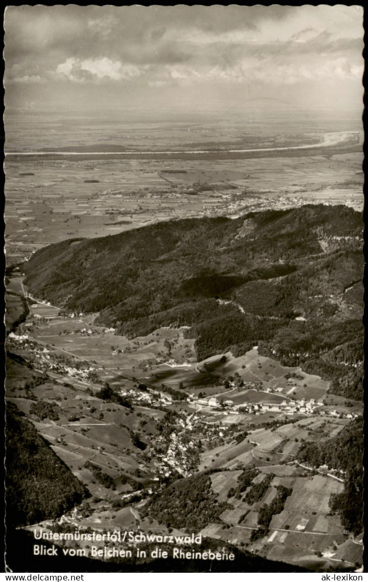 Ansichtskarte Münstertal/Schwarzwald Untermünstertal Schwarzwald 1963 - Münstertal