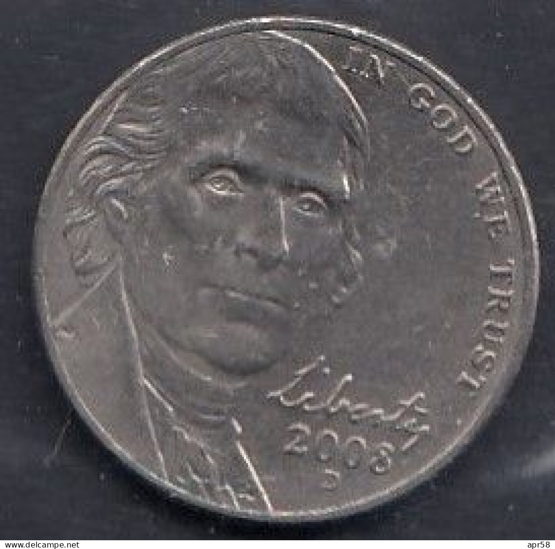 2008  5 Cents In God We Trust - Collections