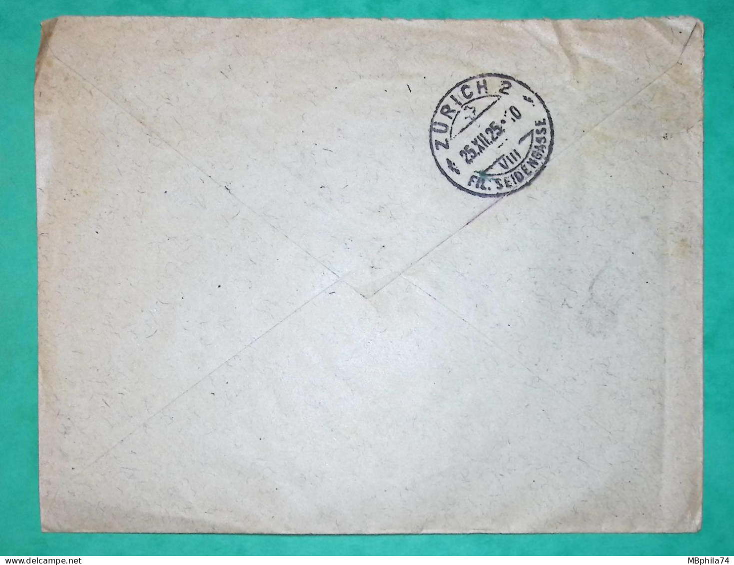1F PRINCIPAUTE DE MONACO X2 RECOMMANDE POUR ZURICH SUISSE 1925 LETTRE COVER - Lettres & Documents