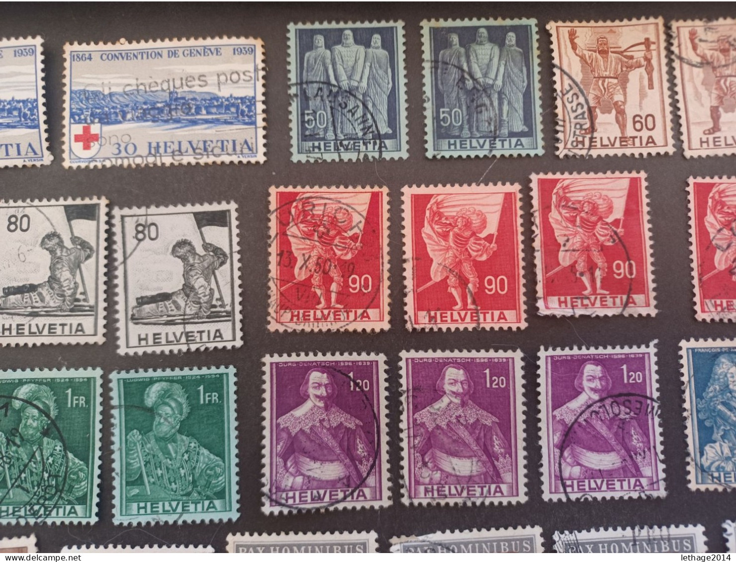 SVIZZERA SWITZERLAND FROM 1862 HELVETIA TO 1960 BIG STOCK MIX SERVICE AIRMAIL PRO JUVENTUE FRAGMANT 90 SCANNERS -- GIULY