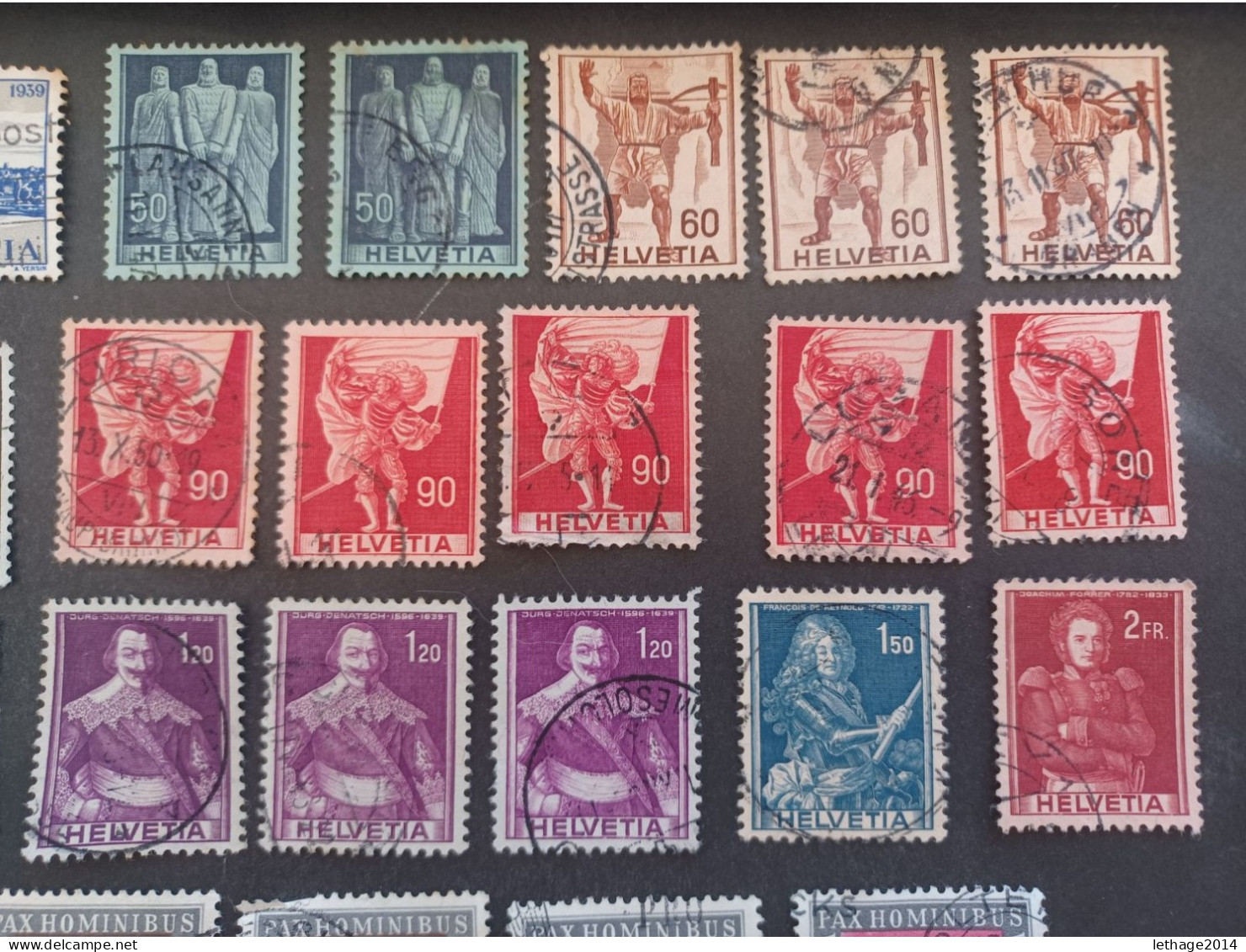 SVIZZERA SWITZERLAND FROM 1862 HELVETIA TO 1960 BIG STOCK MIX SERVICE AIRMAIL PRO JUVENTUE FRAGMANT 90 SCANNERS -- GIULY