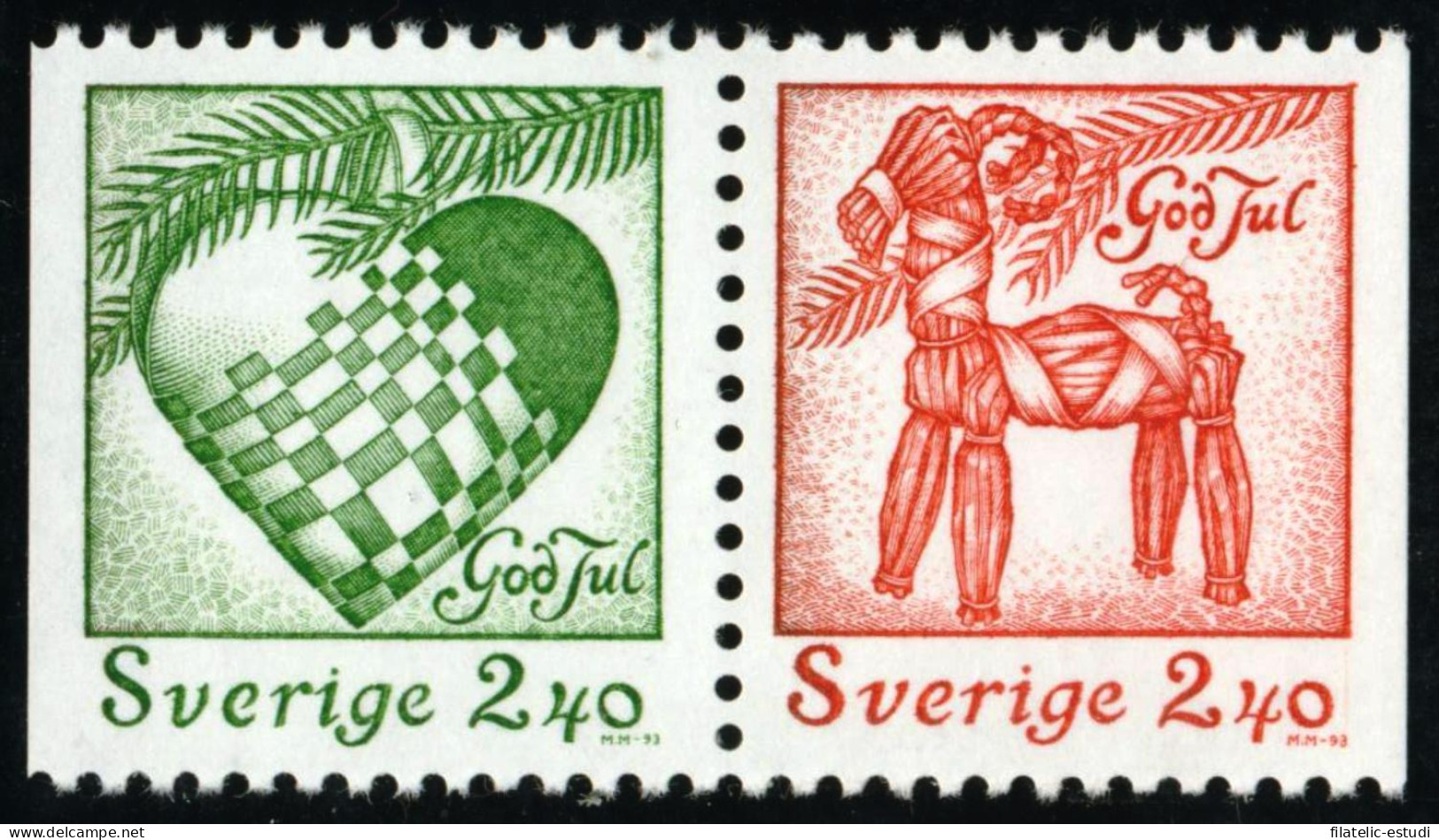 VAR1 Suecia Sweden Nº 1783/84  1993  MNH - Autres & Non Classés