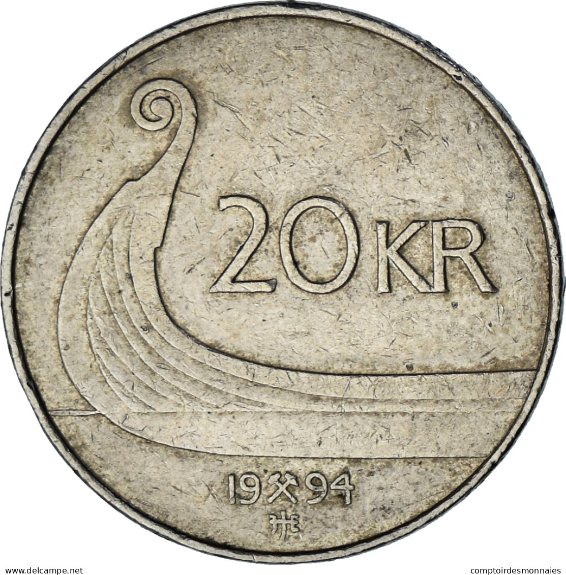 Norvège, 20 Kroner, 1994 - Norvège