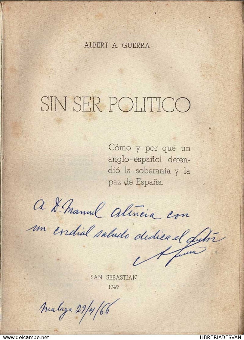 Sin Ser Político (dedicado) - Albert A. Guerra - Thoughts