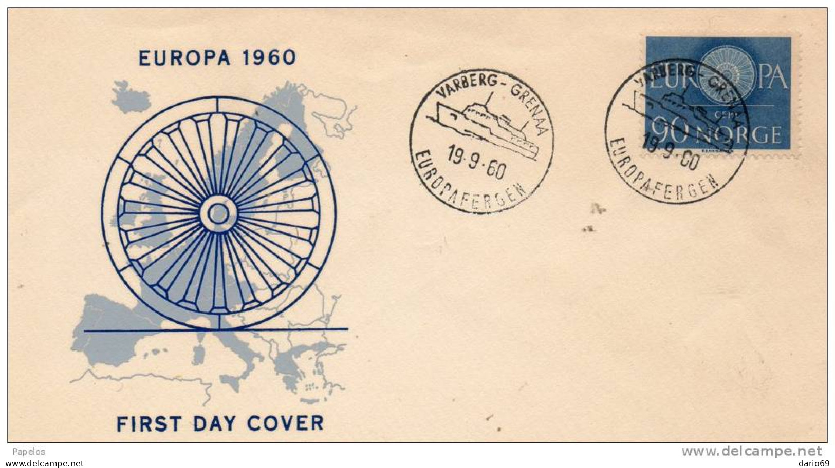 1960 LETTERA - Lettres & Documents