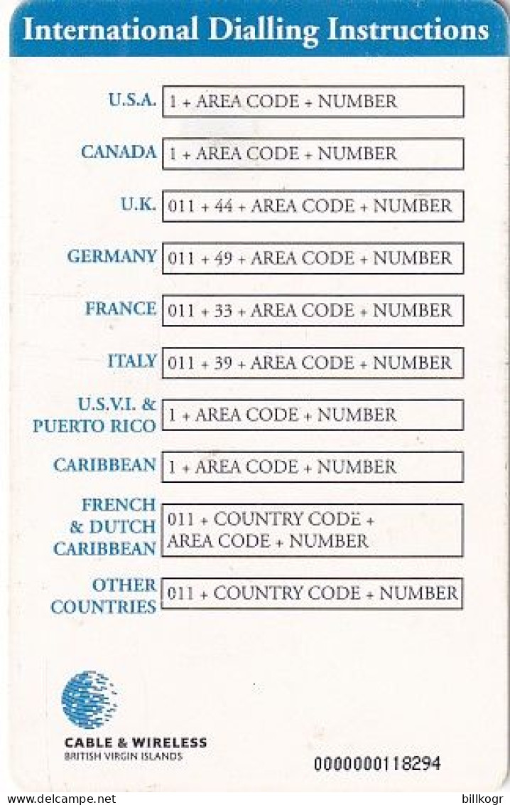 BRITISH VIRGIN ISL.(chip) - Cruise Ship, Used - Virgin Islands