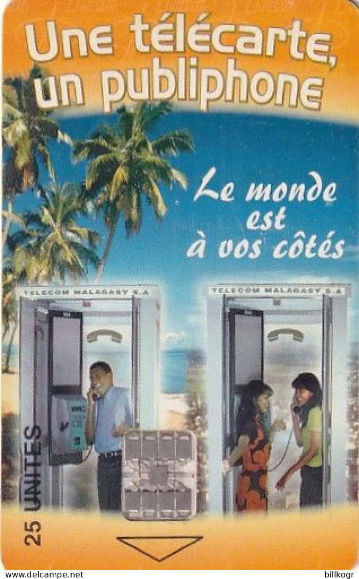 MADAGASCAR - Phone Booth, Used - Madagascar