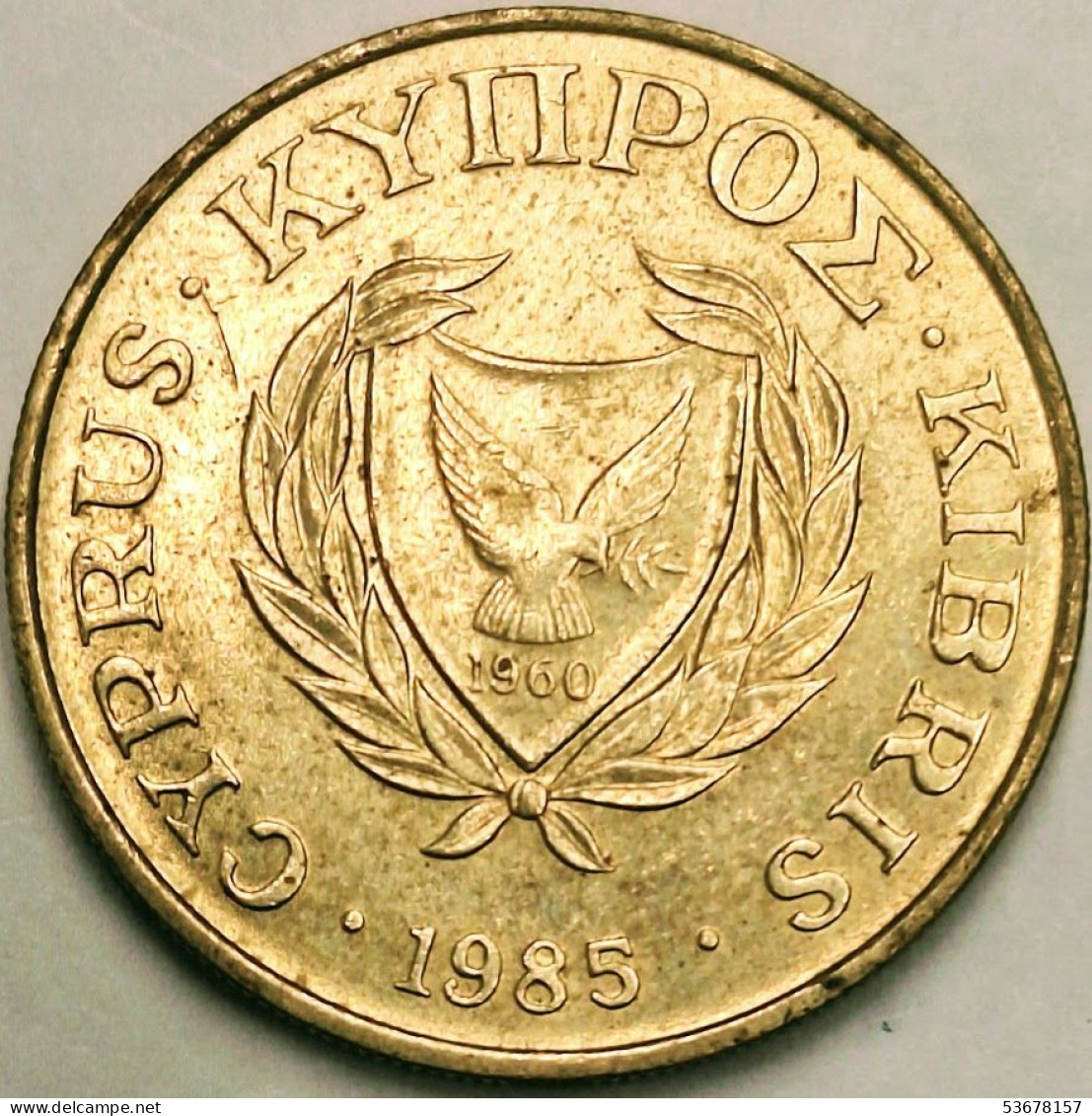 Cyprus - 10 Cents 1985, KM# 56.2 (#3608) - Cyprus