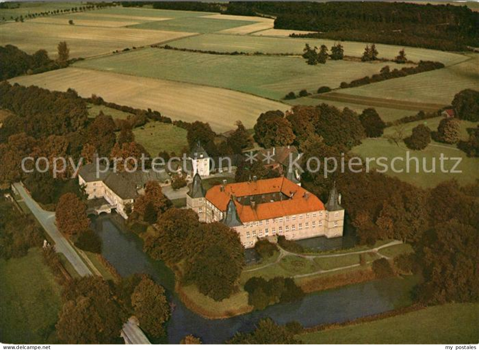 73158574 Ascheberg Herbern Schloss Westerwinkel Fliegeraufnahme Ascheberg - Ascheberg