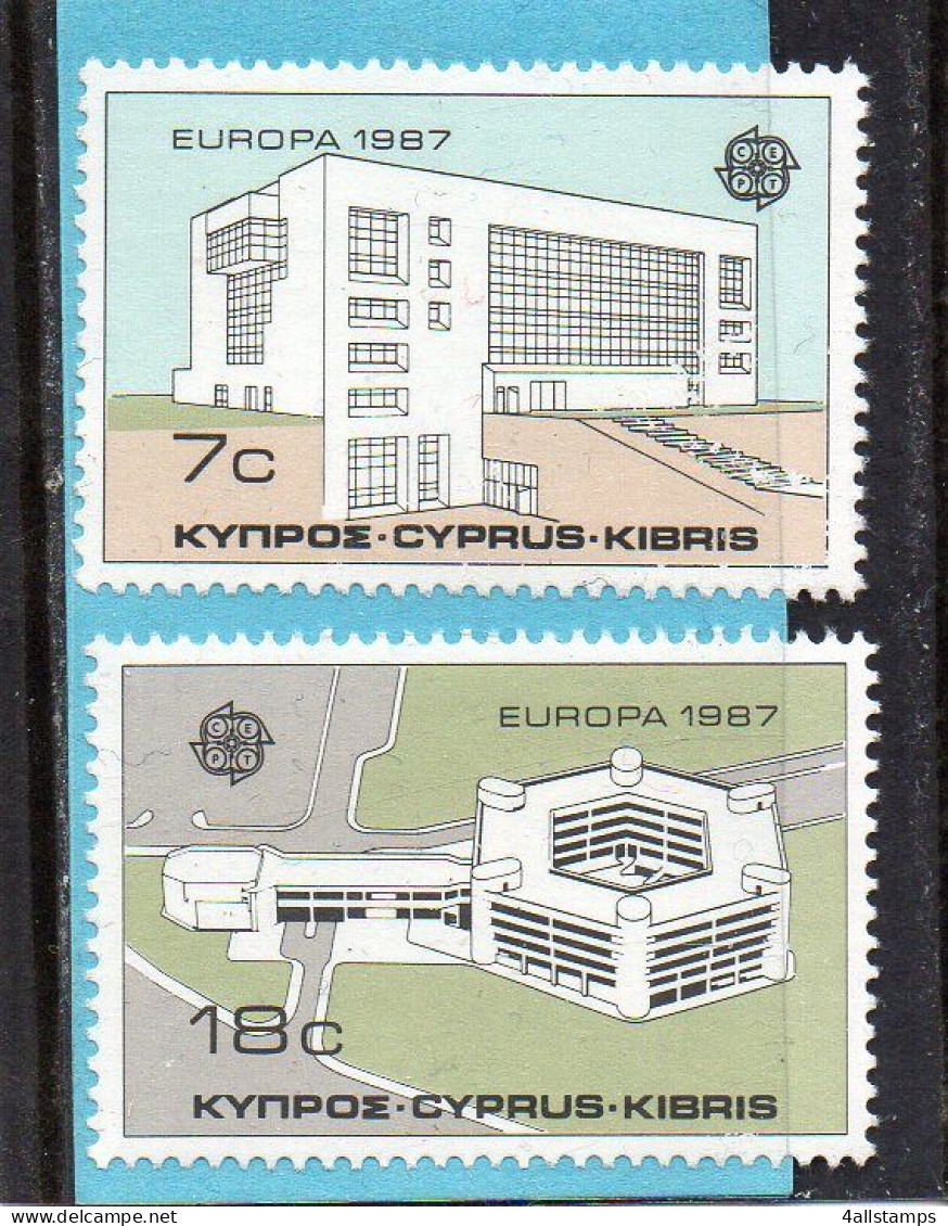 1987 Zypern Mi N°681/682 : ** MNH, Postfris, Postfrisch , Neuf Sans Charniere - 1987