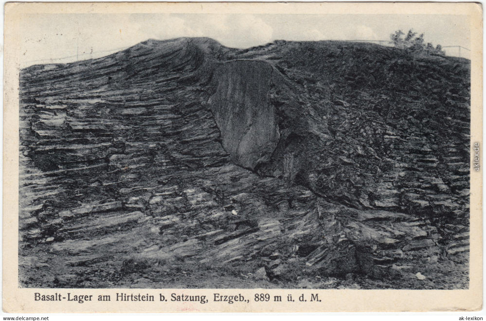 Satzung Am Hirtstein-Marienberg Im Erzgebirge Basaltlager Am Hirtstein 1934  - Marienberg