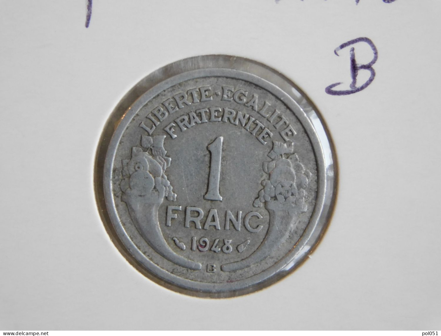 France 1 Franc 1948 B MORLON, LÉGÈRE (690) - 1 Franc