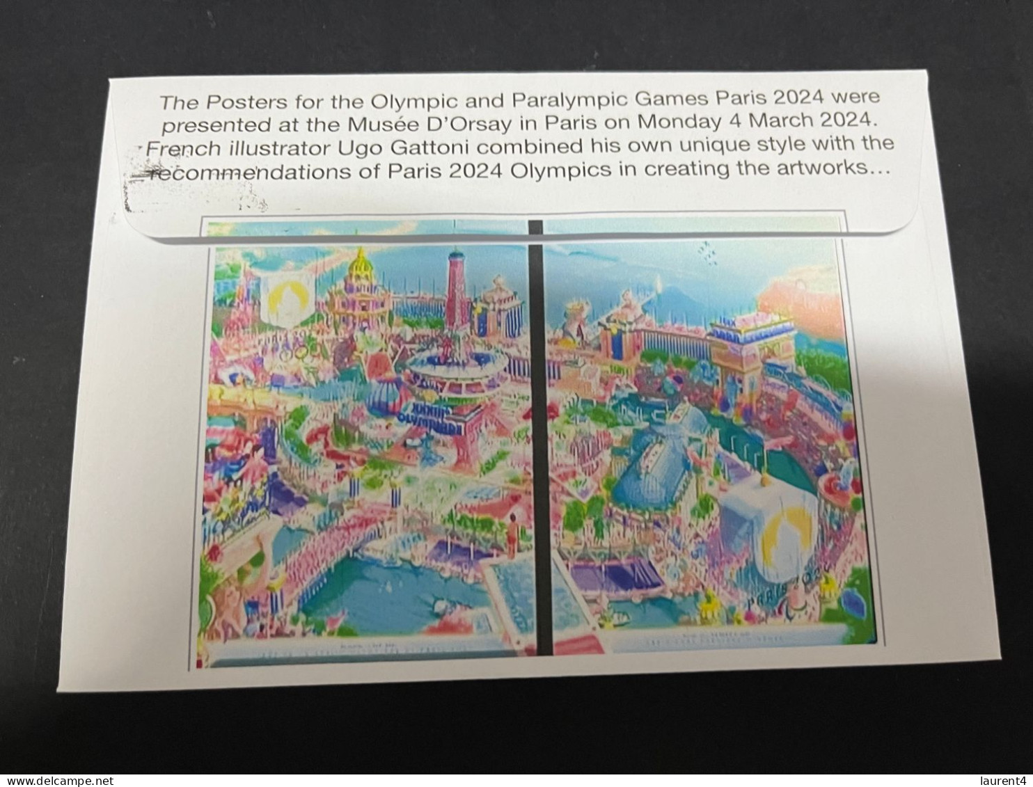 6-3-2024 (2 Y 17) Paris Olympic Games 2024 - 2 Olympic Games Posters Unveil At Musée D'Orsay (2 Covers) - Summer 2024: Paris