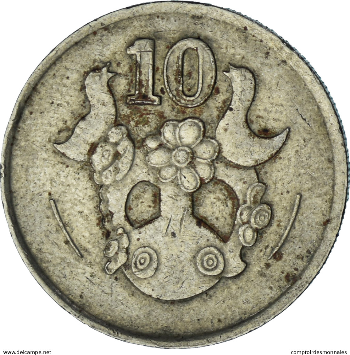 Chypre, 10 Cents, 1990 - Zypern