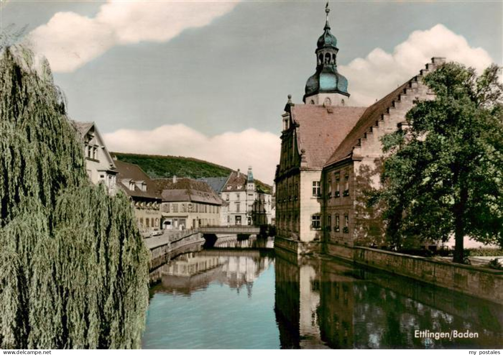 73922743 Ettlingen Albpartie Mit Rathaus - Ettlingen