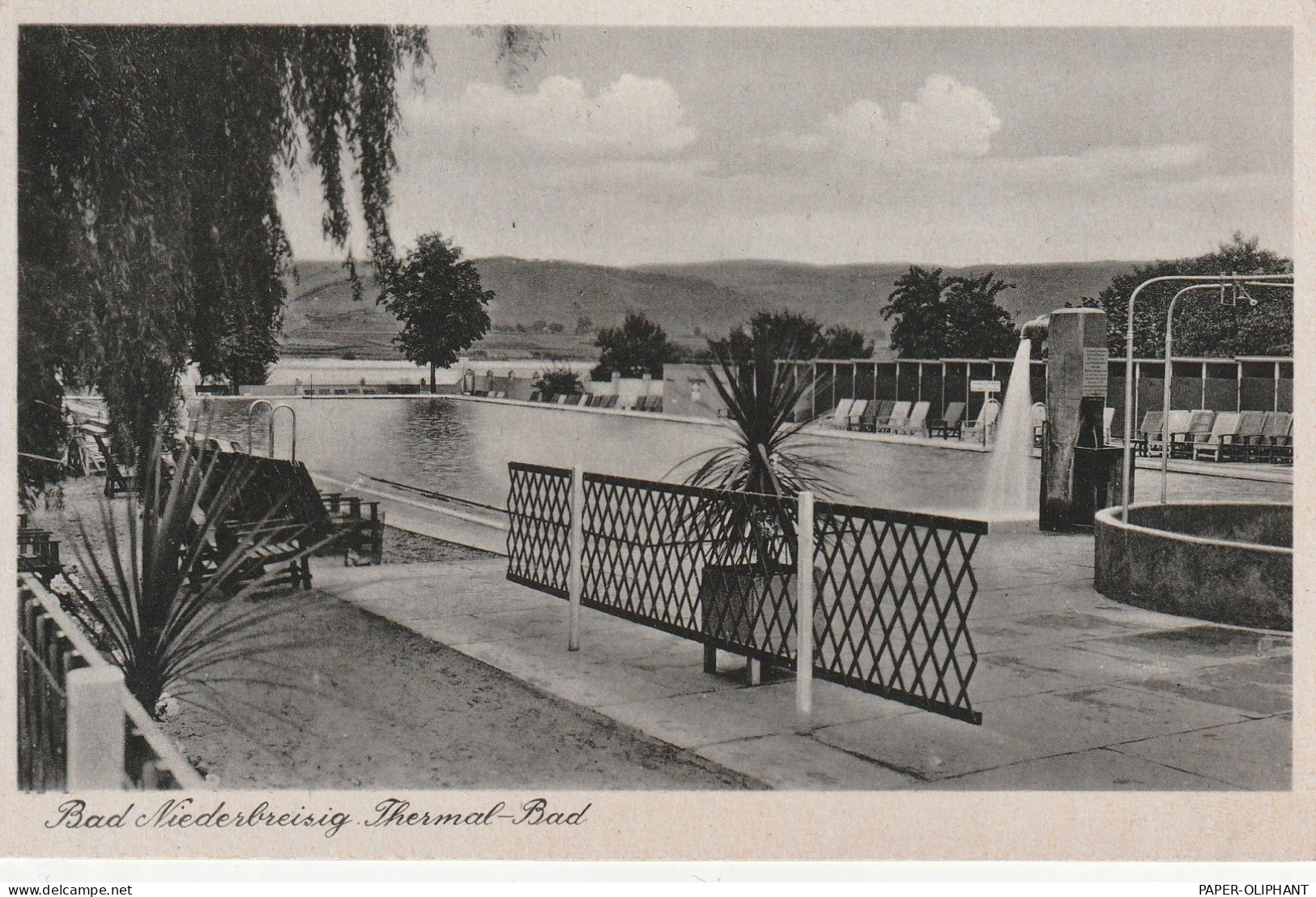 5484 BAD BREISIG - NIEDERBREISIG, Thermal-Bad, 1942 - Bad Breisig